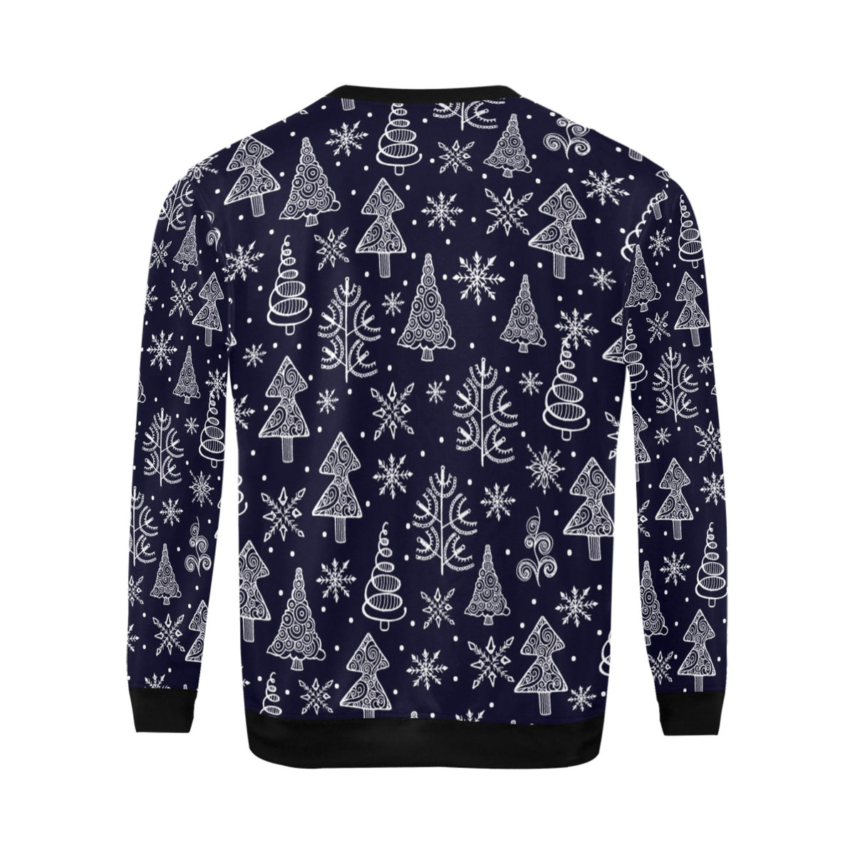 Christmas Themed Men's crew neck sweatshirt （made in usa)