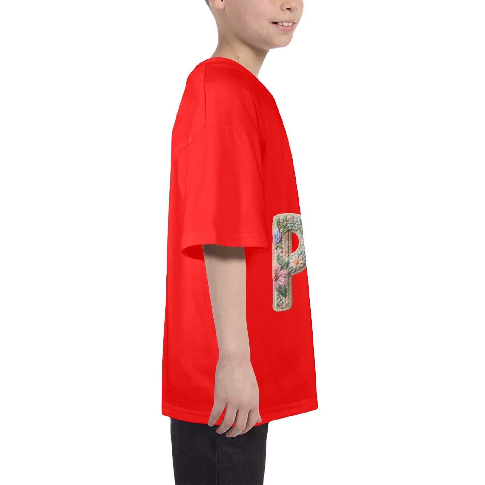 Just Pray Kids' T-Shirt in USA Size Front Print（Made in USA，Ships to USA Only）Free Shipping