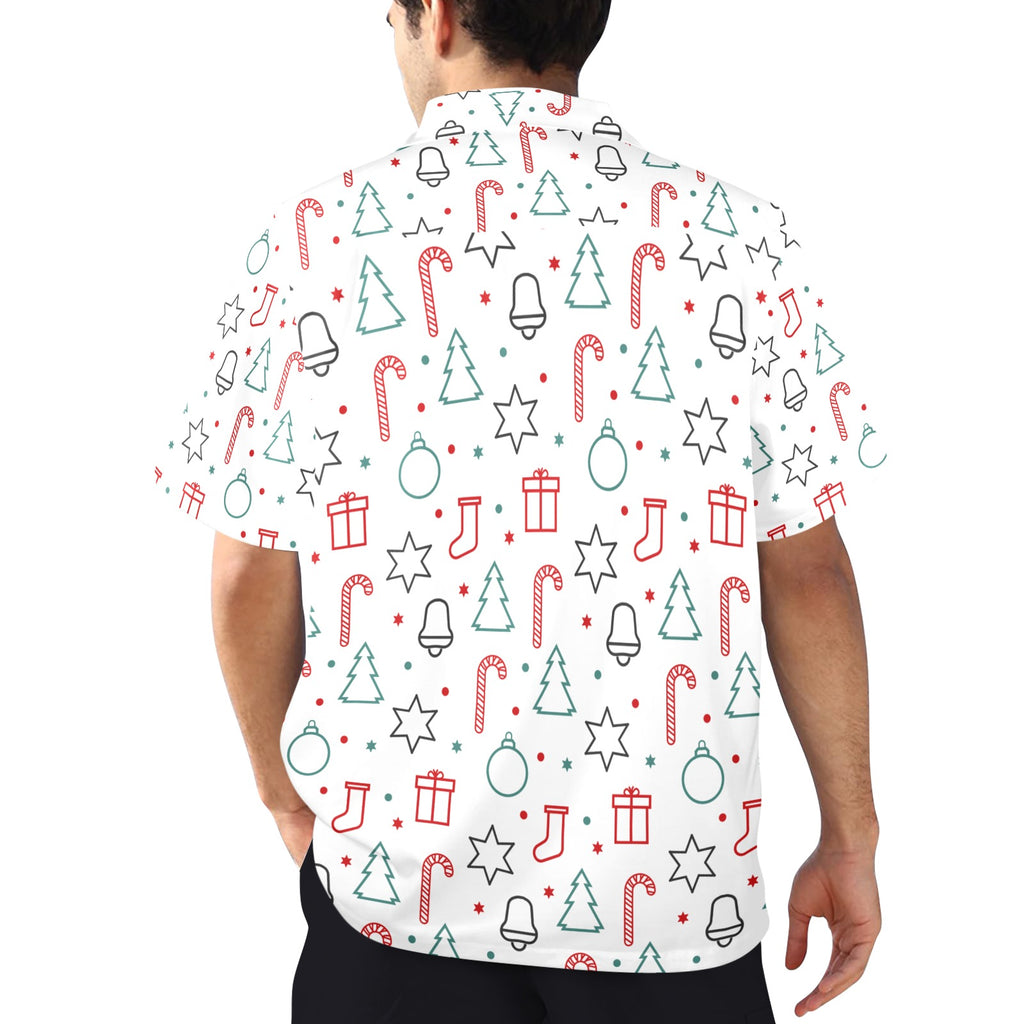 Men's All Over Print Christmas Shirt Made In USA Ships to USA Only