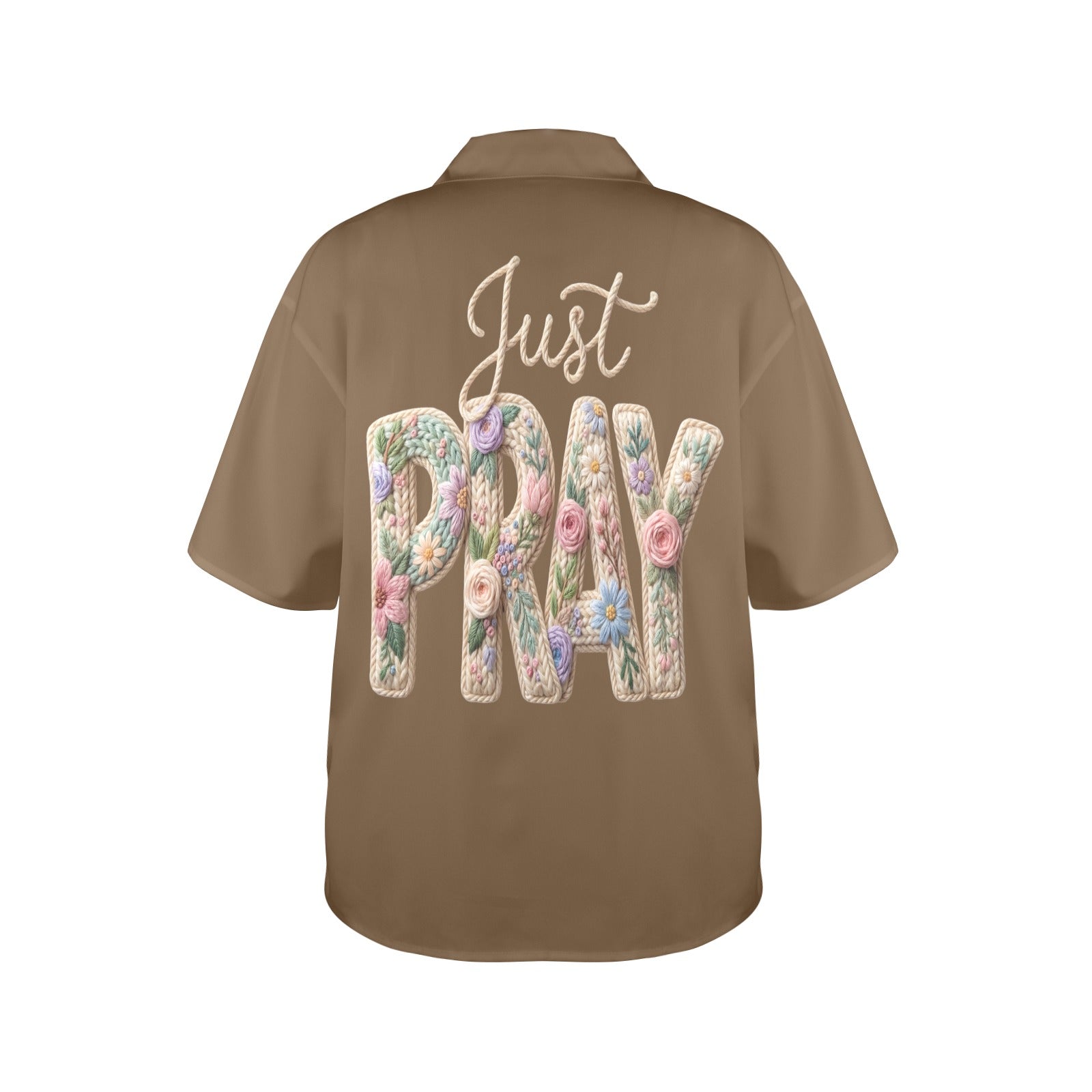 Just Pray Women's All Over Print Shirt （Made in USA，Ships to USA Only）Free Shipping