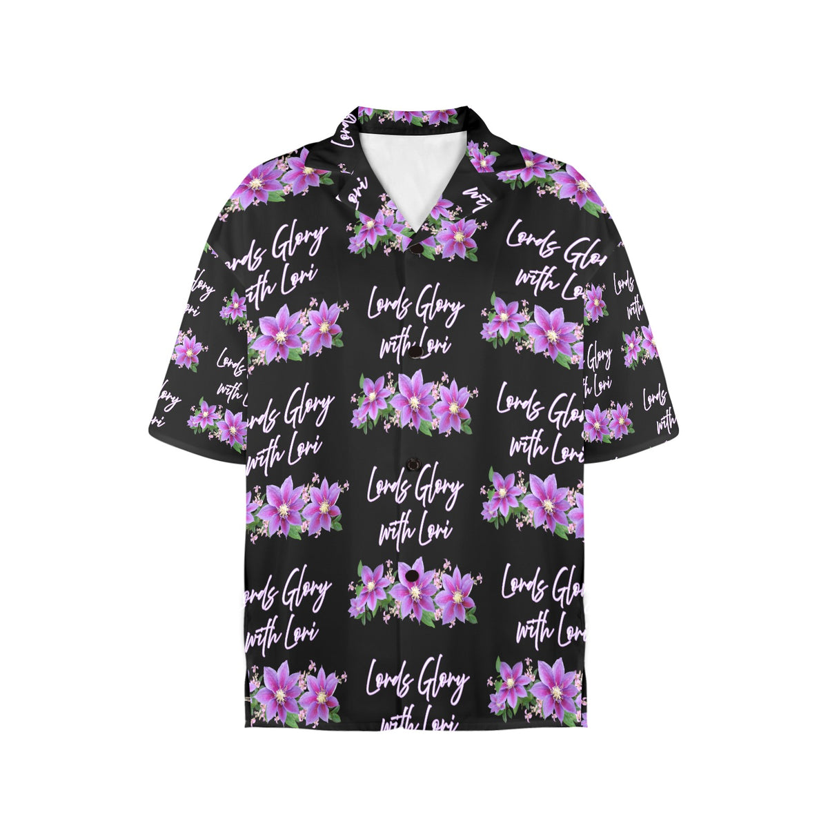 Lords Glory with Lori Women's All Over Print Hawaiian Shirt （Made in USA Ships to USA Only）