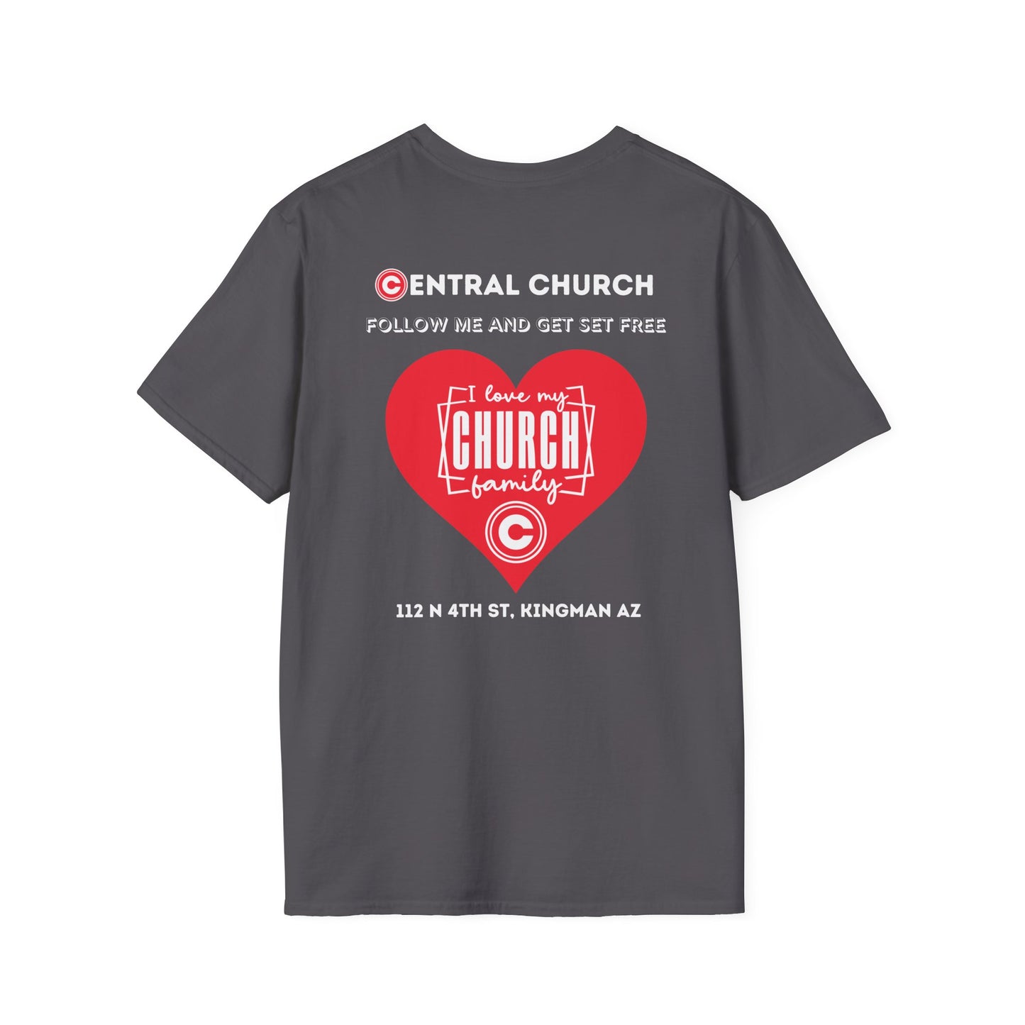 Central Church Kingman Arizona Men's and Woman's Softstyle T-Shirt