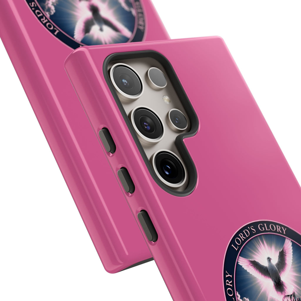 Christian Phone Case – "Lord's Glory with Lori" Dove Design Tough Case (Protective Phone Cover)
