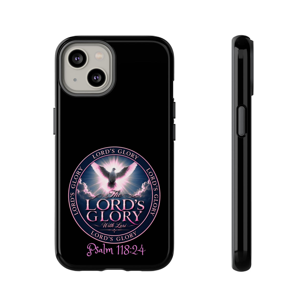 Christian Phone Case – "Lord's Glory with Lori" Dove Design Tough Case (Protective Phone Cover)