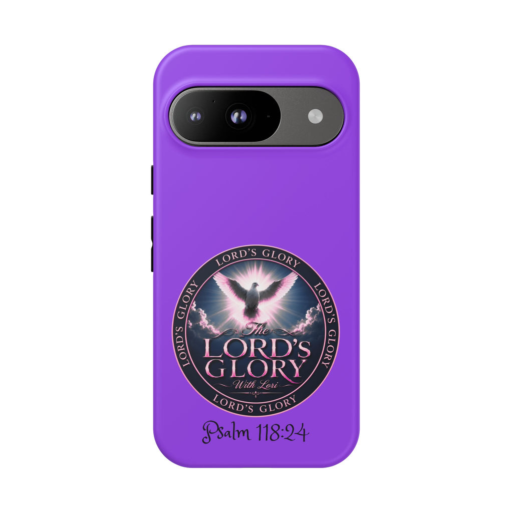 Christian Phone Case – "Lord's Glory with Lori" Dove Design Tough Case (Protective Phone Cover)