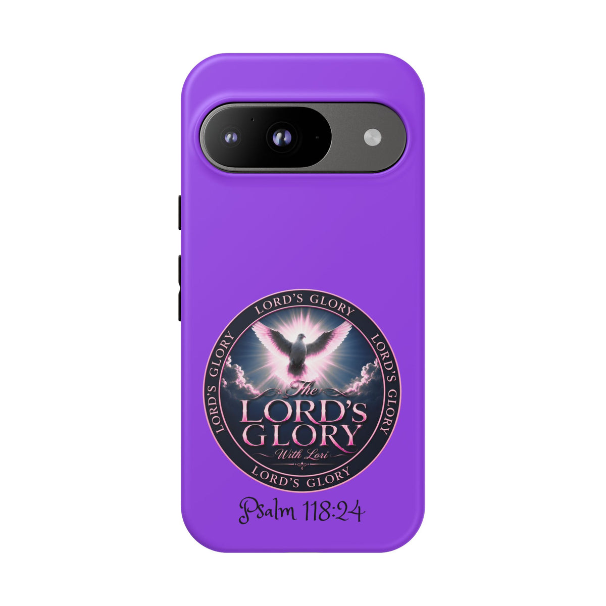 Christian Phone Case – "Lord's Glory with Lori" Dove Design Tough Case (Protective Phone Cover)