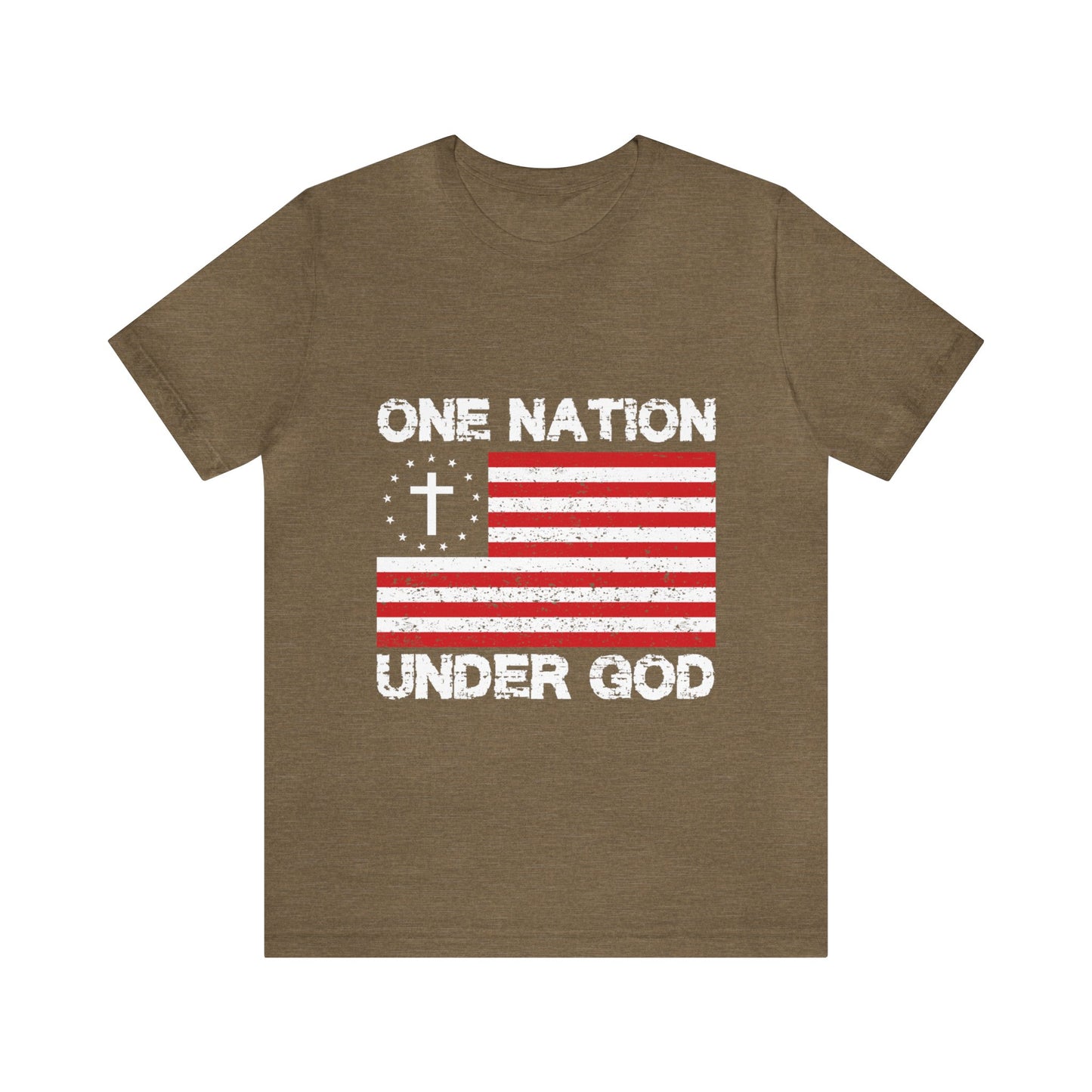 One Nation Under GOD - Unisex Jersey Short Sleeve Tee