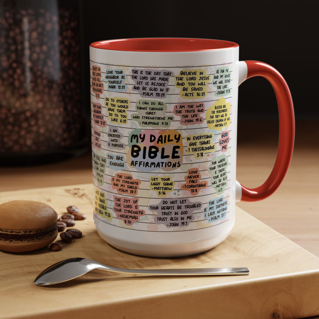 My Daily Bible Affirmations Coffee Mug 15oz/11oz