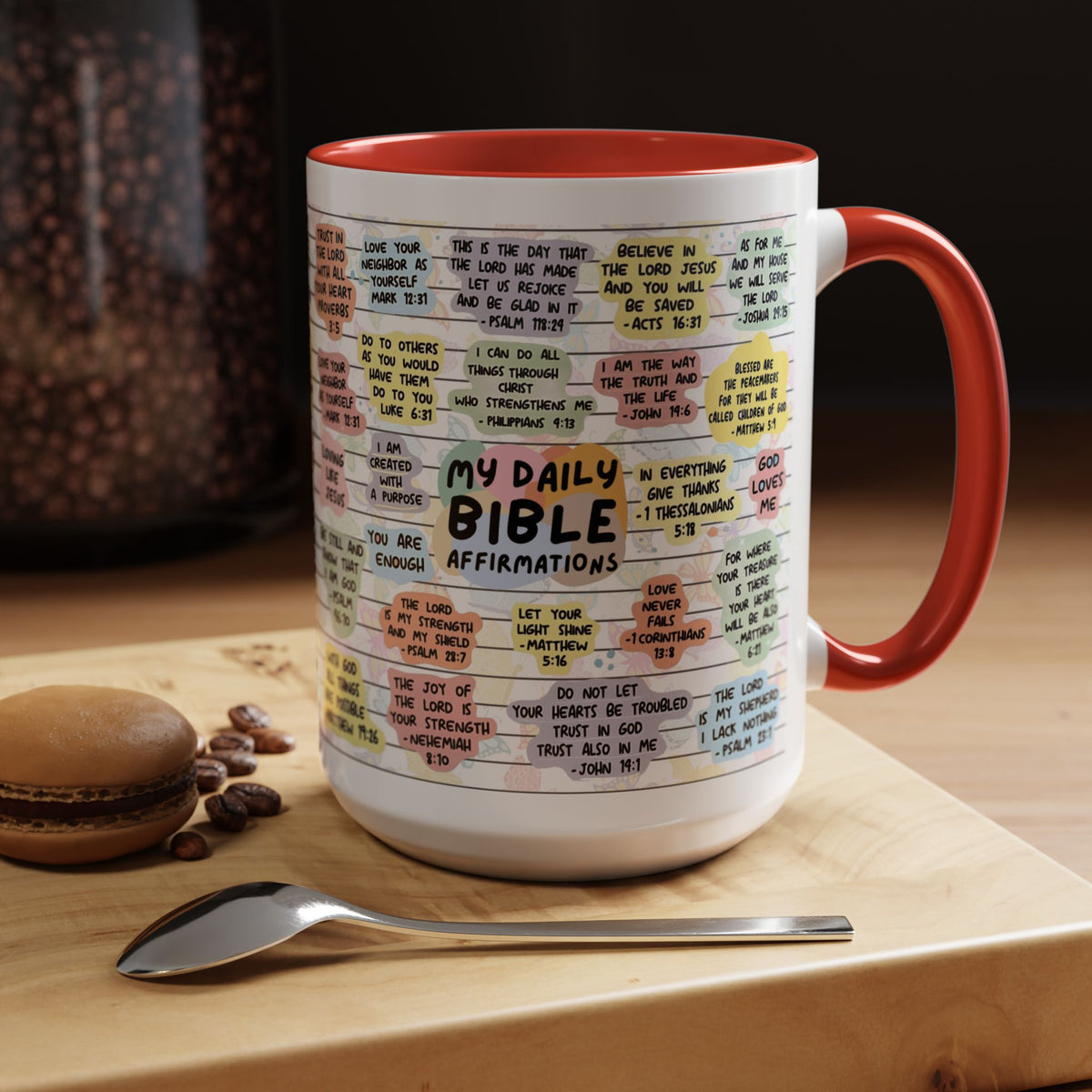 My Daily Bible Affirmations Coffee Mug 15oz/11oz
