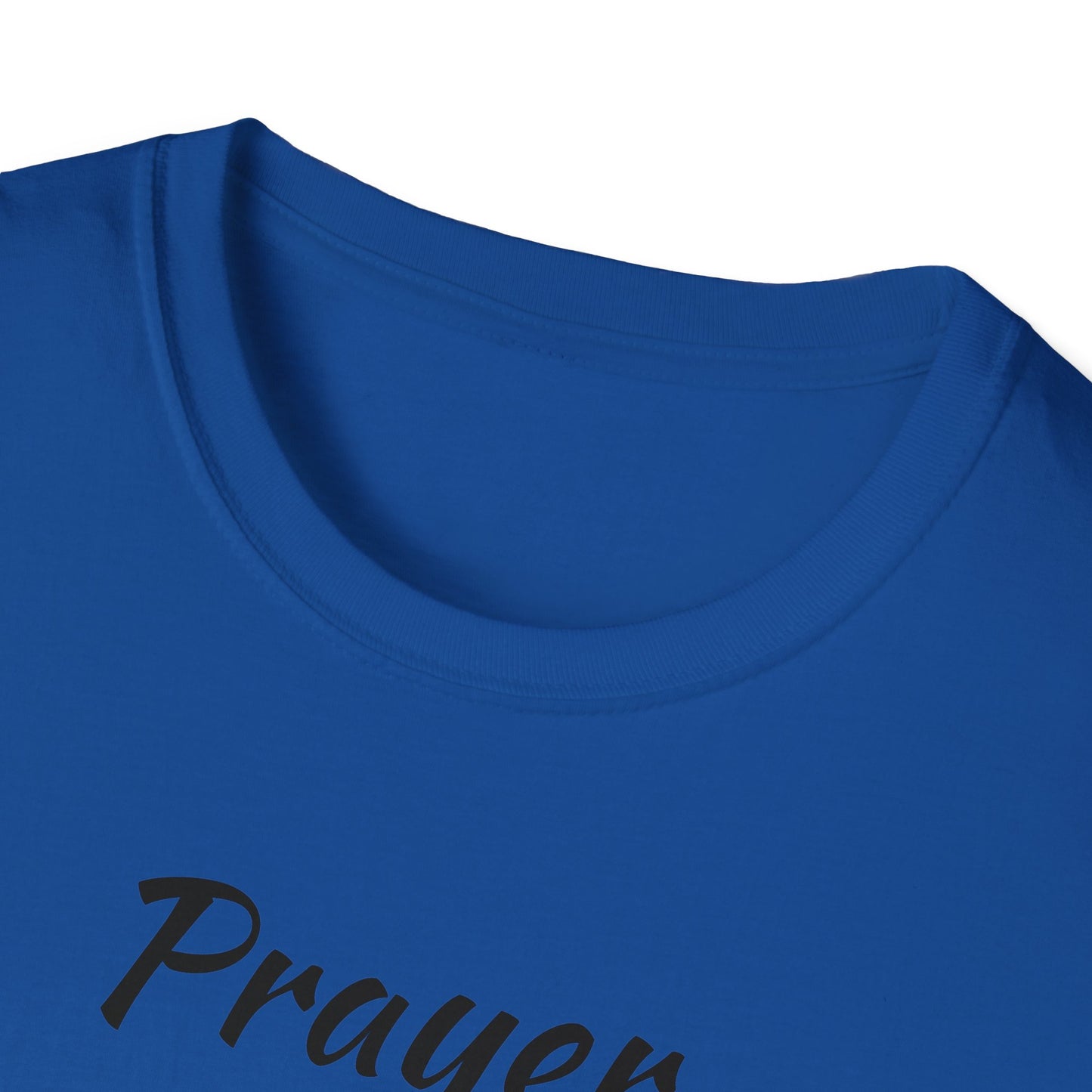 Prayer - when life gets to hard to stand - Kneel - Unisex Softstyle T-Shirt