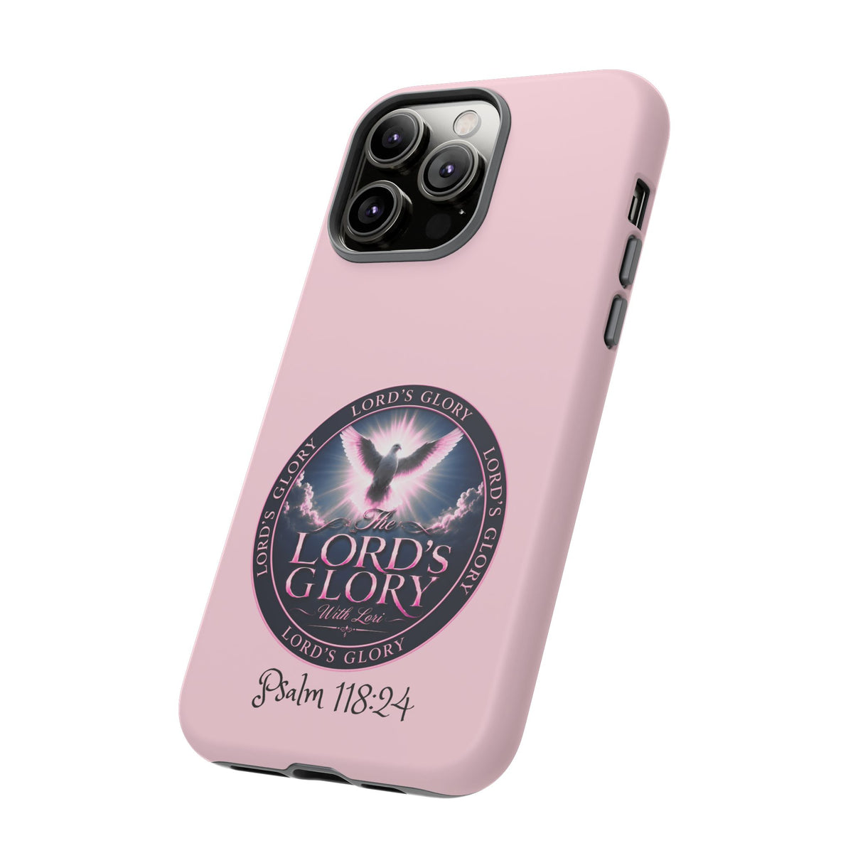 Christian Phone Case – "Lord's Glory with Lori" Dove Design Tough Case (Protective Phone Cover)