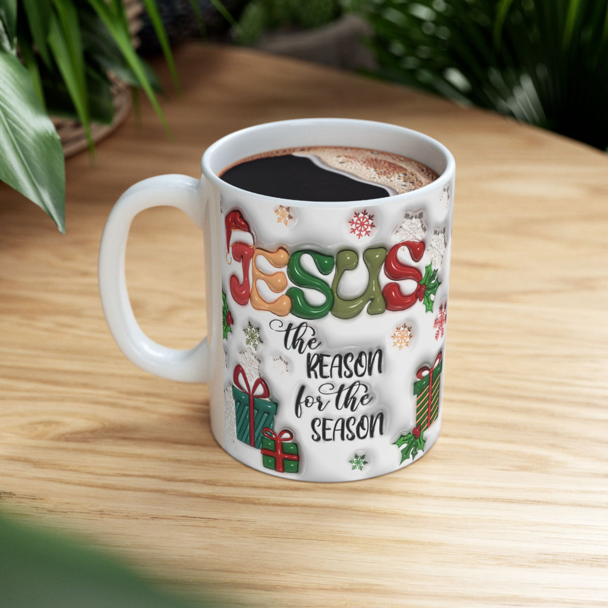 Jesus the Reason of the Season  | Holiday Coffee Cup | Christmas Gift | Hot Cocoa Mug