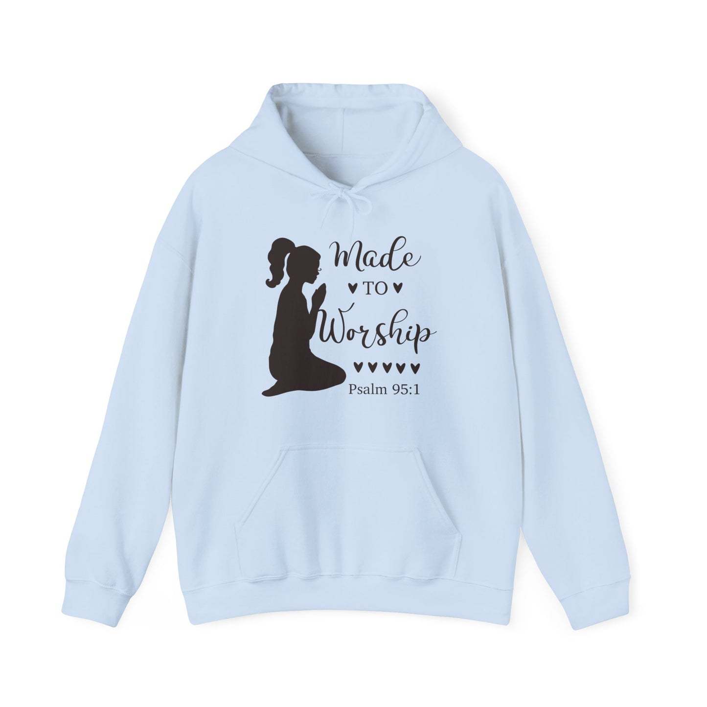 Made to Worship - Woman's Heavy Blend Hooded Sweatshirt