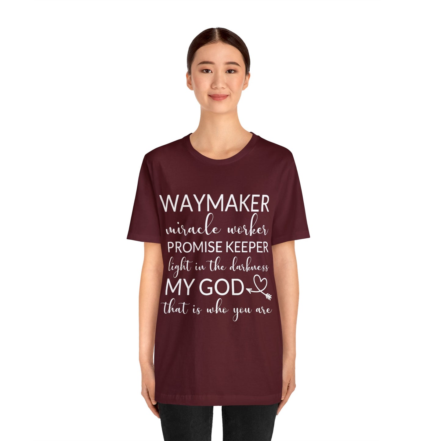 Waymaker Promise Keeper Light in the Darkness - Unisex Jersey Short Sleeve Tee