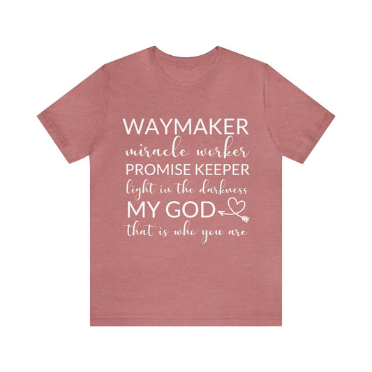 Waymaker Promise Keeper Light in the Darkness - Unisex Jersey Short Sleeve Tee