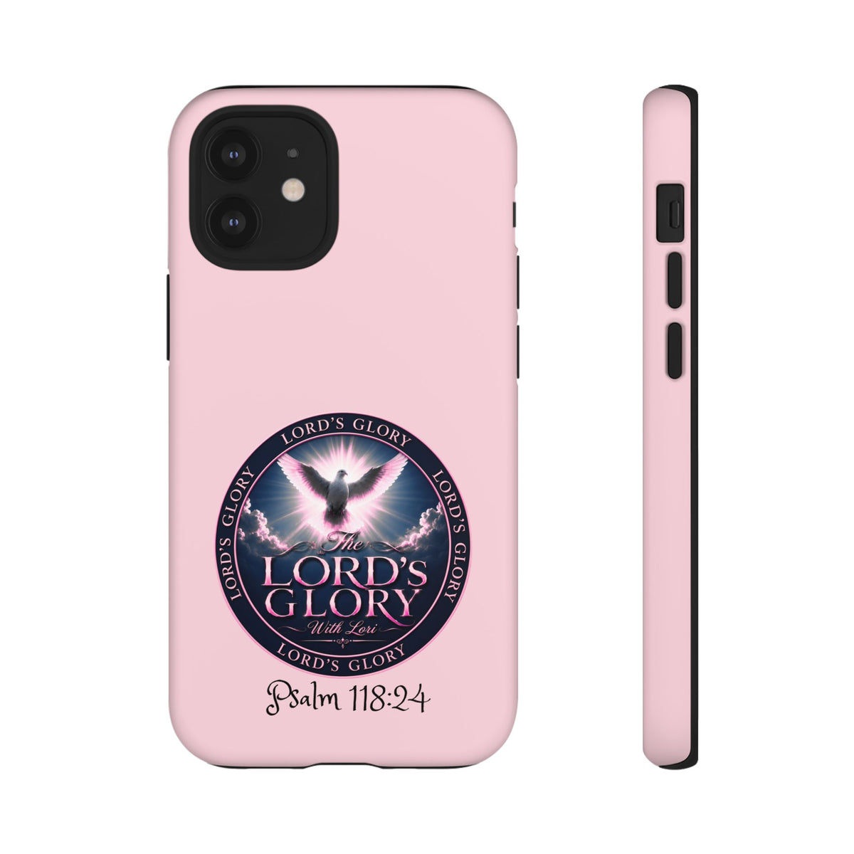 Christian Phone Case – "Lord's Glory with Lori" Dove Design Tough Case (Protective Phone Cover)