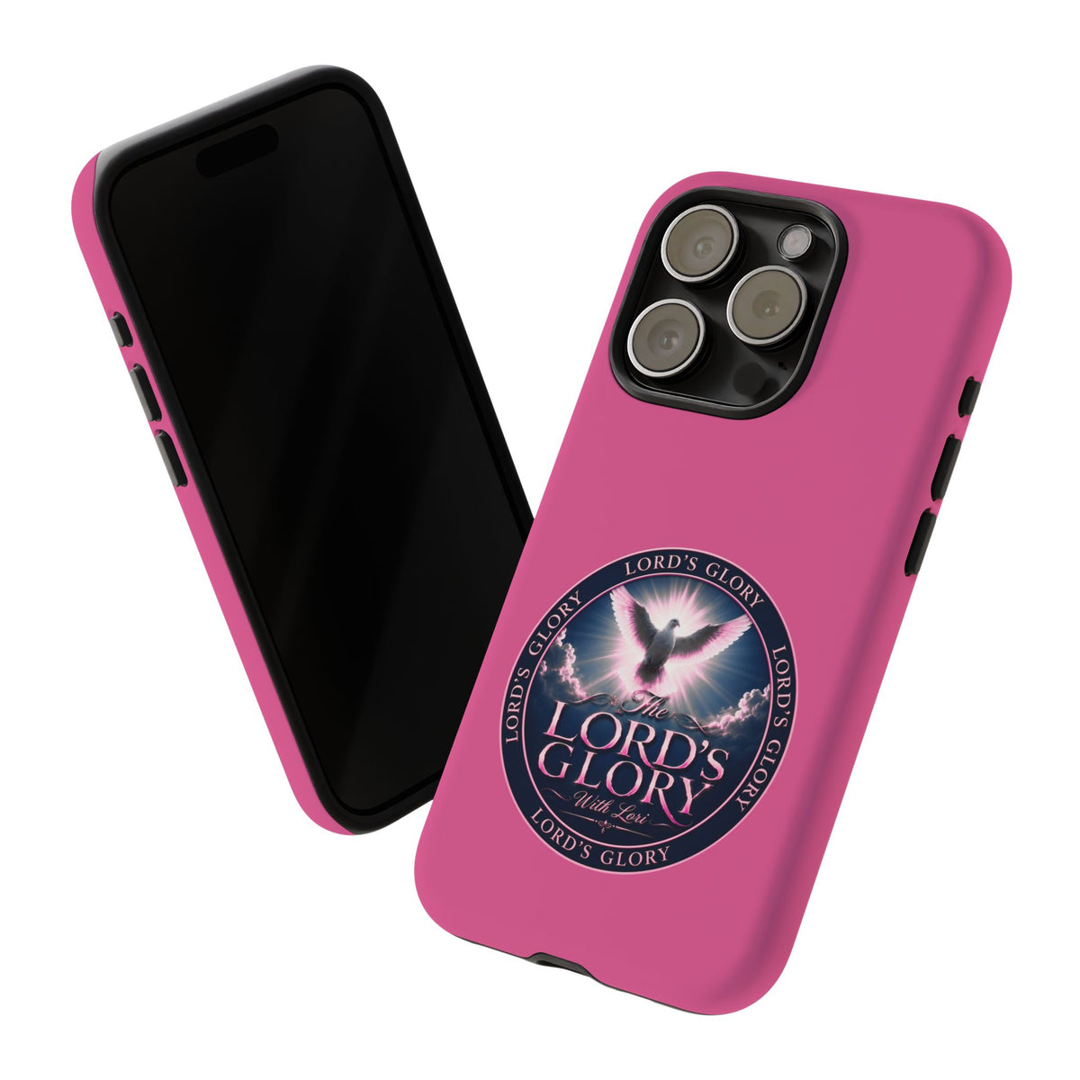 Christian Phone Case – "Lord's Glory with Lori" Dove Design Tough Case (Protective Phone Cover)