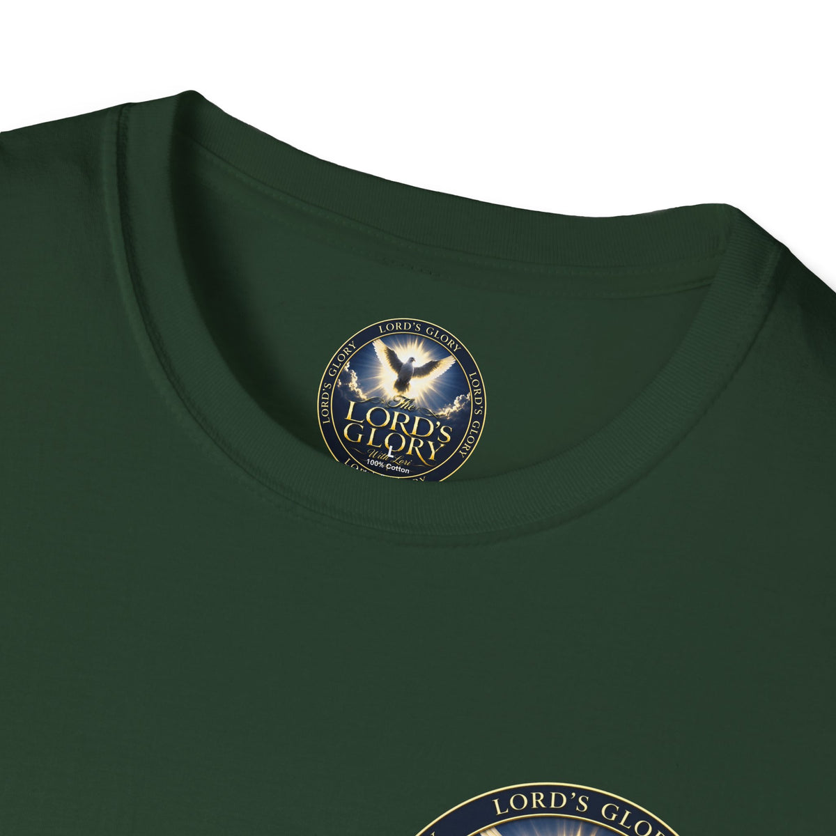 Lord's Glory with Lori Dove T‑Shirt — Christian Faith Logo Tee