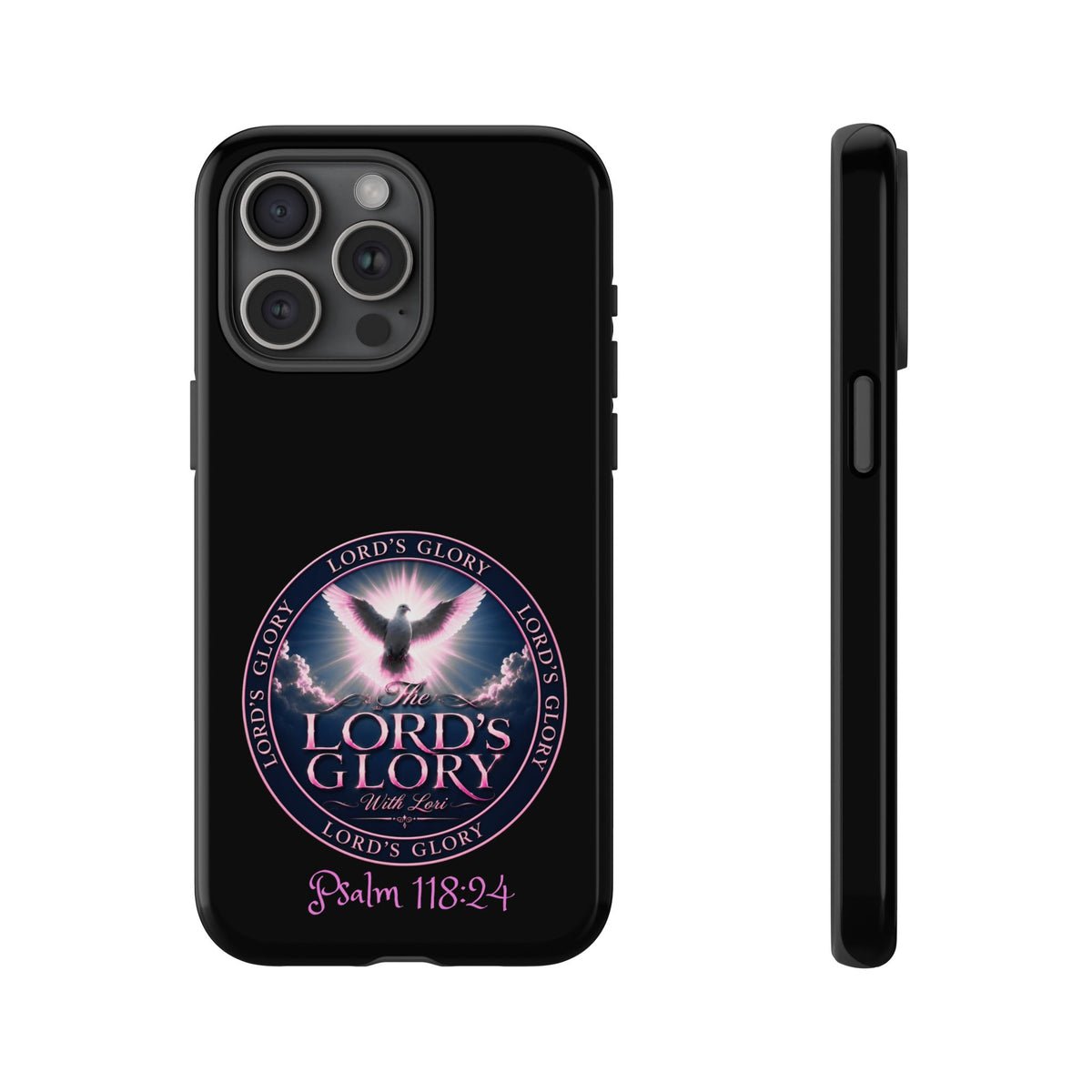 Christian Phone Case – "Lord's Glory with Lori" Dove Design Tough Case (Protective Phone Cover)