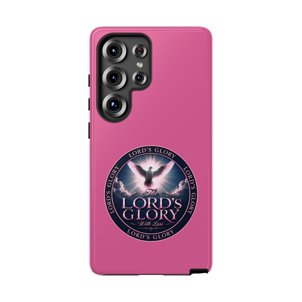 Christian Phone Case – "Lord's Glory with Lori" Dove Design Tough Case (Protective Phone Cover)