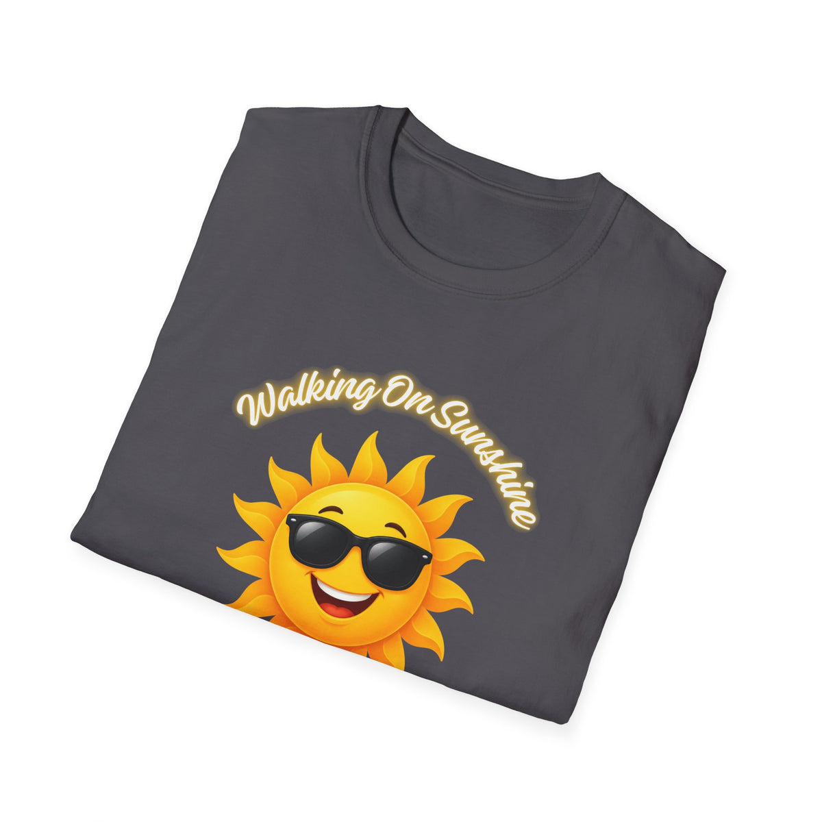 Sunshine Smiles T-Shirt — Sunglasses Sun with Psalm 118:24 Inspirational Tee