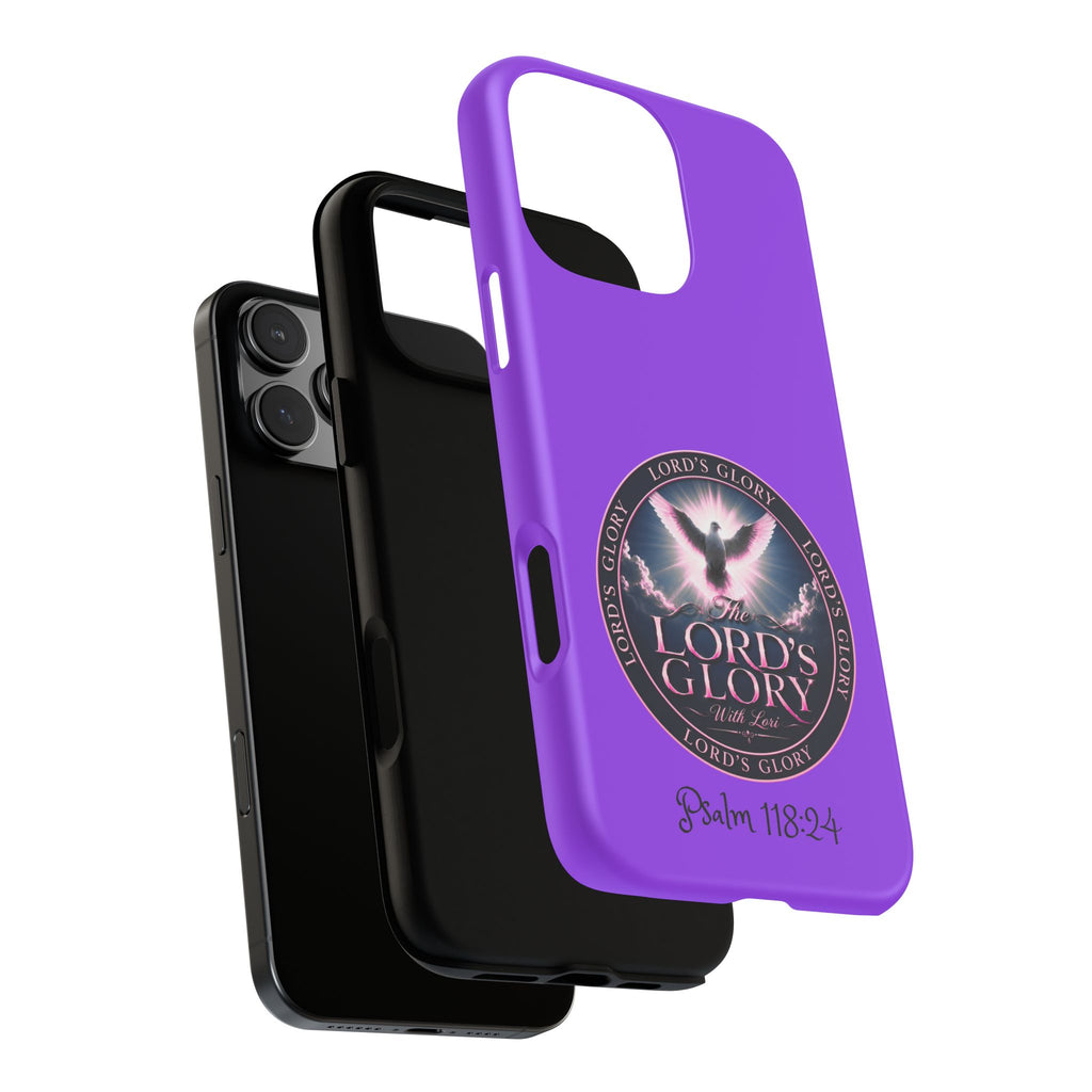 Christian Phone Case – "Lord's Glory with Lori" Dove Design Tough Case (Protective Phone Cover)