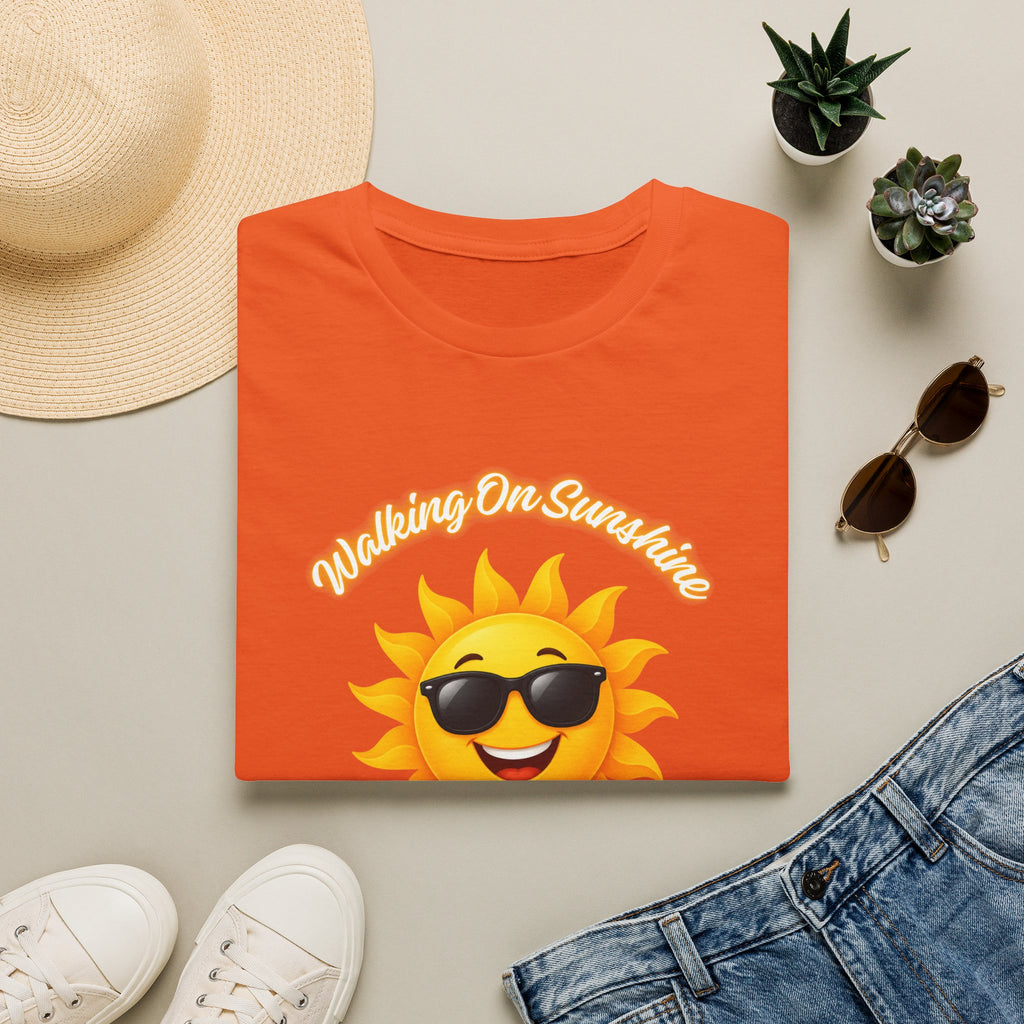 Sunshine Smiles T-Shirt — Sunglasses Sun with Psalm 118:24 Inspirational Tee