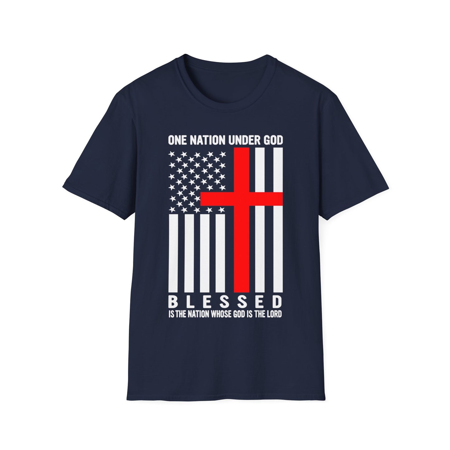 One Nation Under GOD - Unisex Softstyle T-Shirt