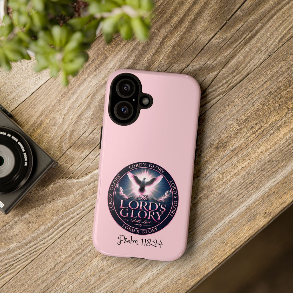 Christian Phone Case – "Lord's Glory with Lori" Dove Design Tough Case (Protective Phone Cover)