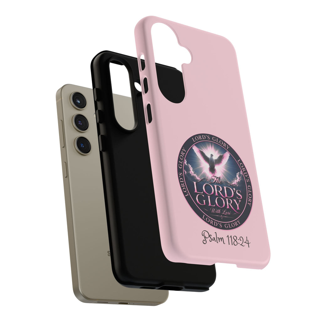 Christian Phone Case – "Lord's Glory with Lori" Dove Design Tough Case (Protective Phone Cover)