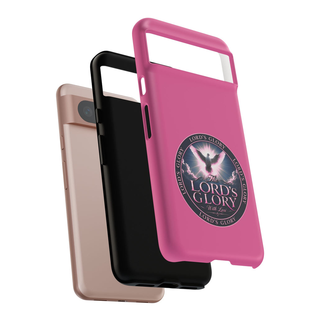 Christian Phone Case – "Lord's Glory with Lori" Dove Design Tough Case (Protective Phone Cover)