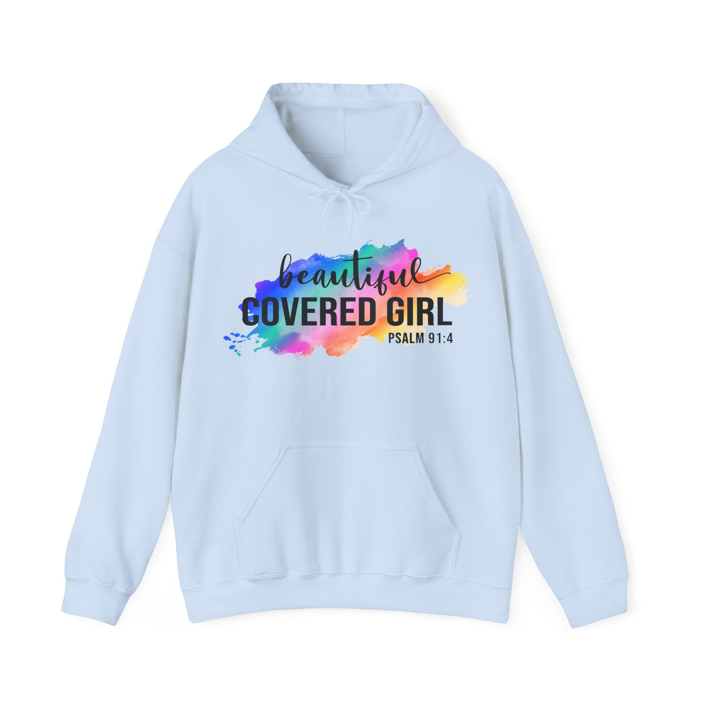 Beautiful Covered Girl - Unisex Heavy Blend Hooded Sweatshirt