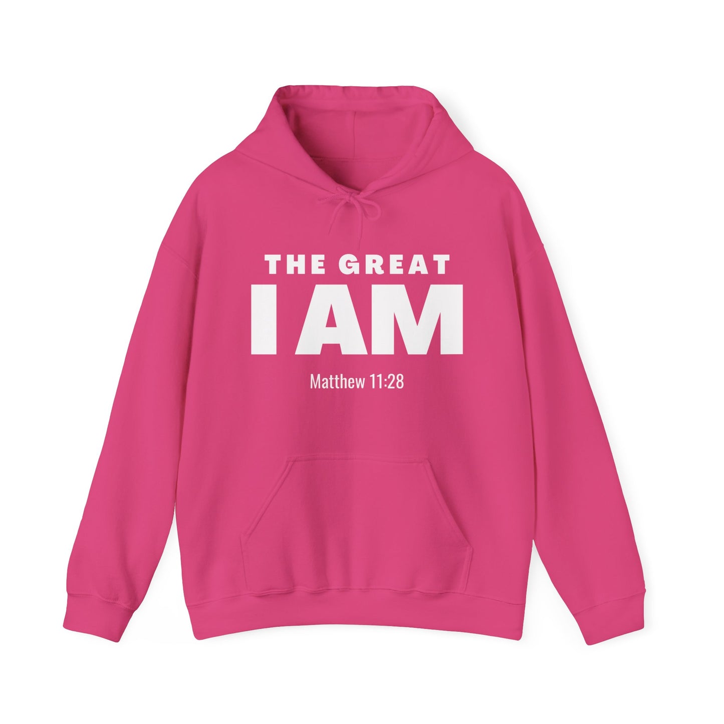 The Great I AM Men's and Woman's Heavy Blend Hooded Sweatshirt