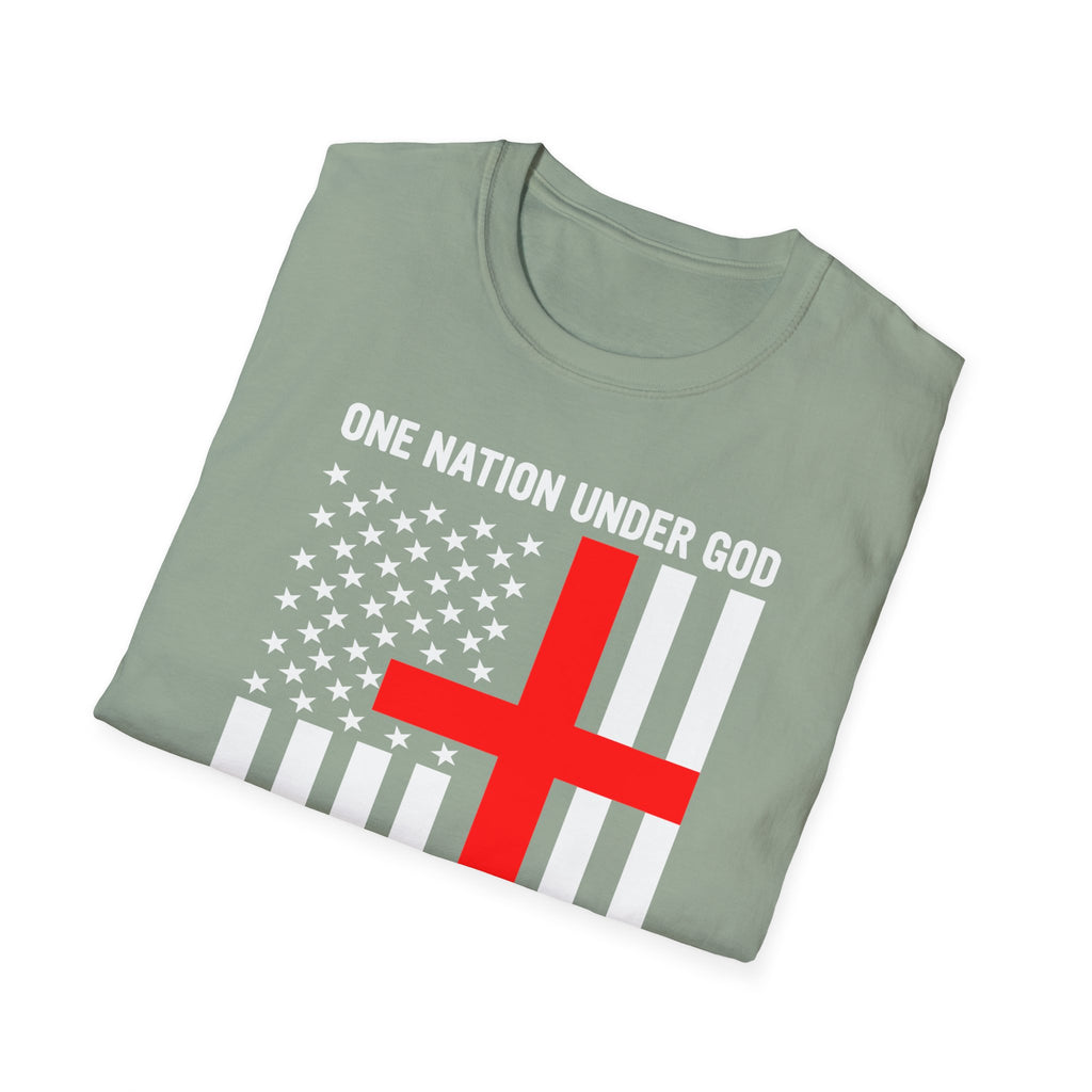 One Nation Under GOD - Mens Womans Softstyle T-Shirt