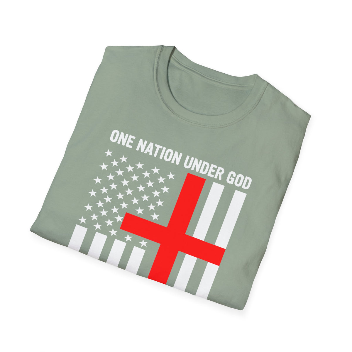 One Nation Under GOD - Mens Womans Softstyle T-Shirt