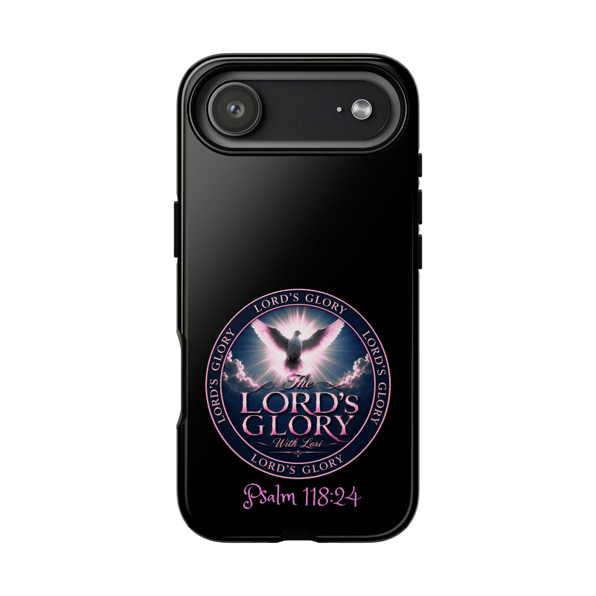 Christian Phone Case – "Lord's Glory with Lori" Dove Design Tough Case (Protective Phone Cover)