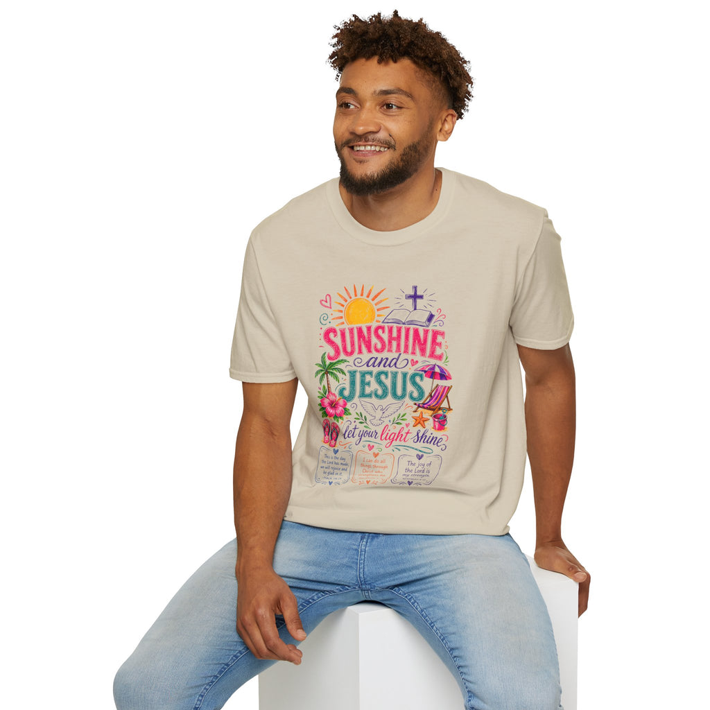 Sunshine and Jesus Christian Faith T-Shirt