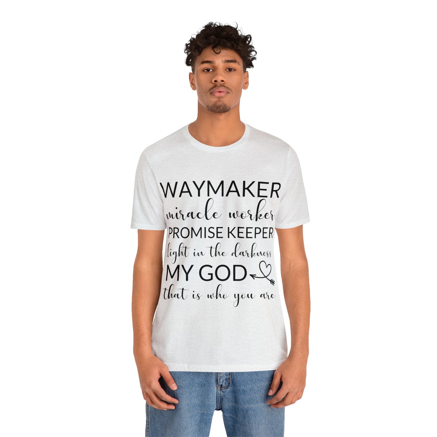 Waymaker Promise Keeper Light in the Darkness - Unisex Jersey Short Sleeve Tee