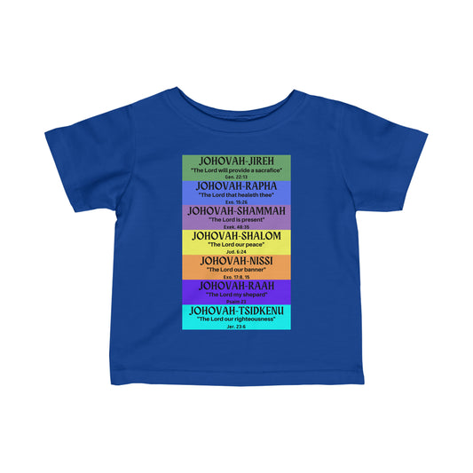 JEHOVAH's names - Infant Fine Jersey Tee