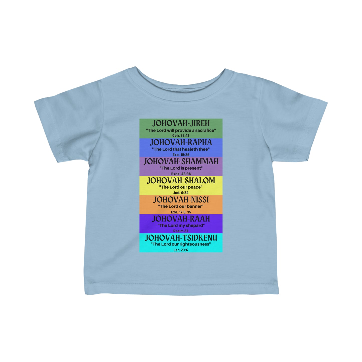 JEHOVAH's names - Infant Fine Jersey Tee