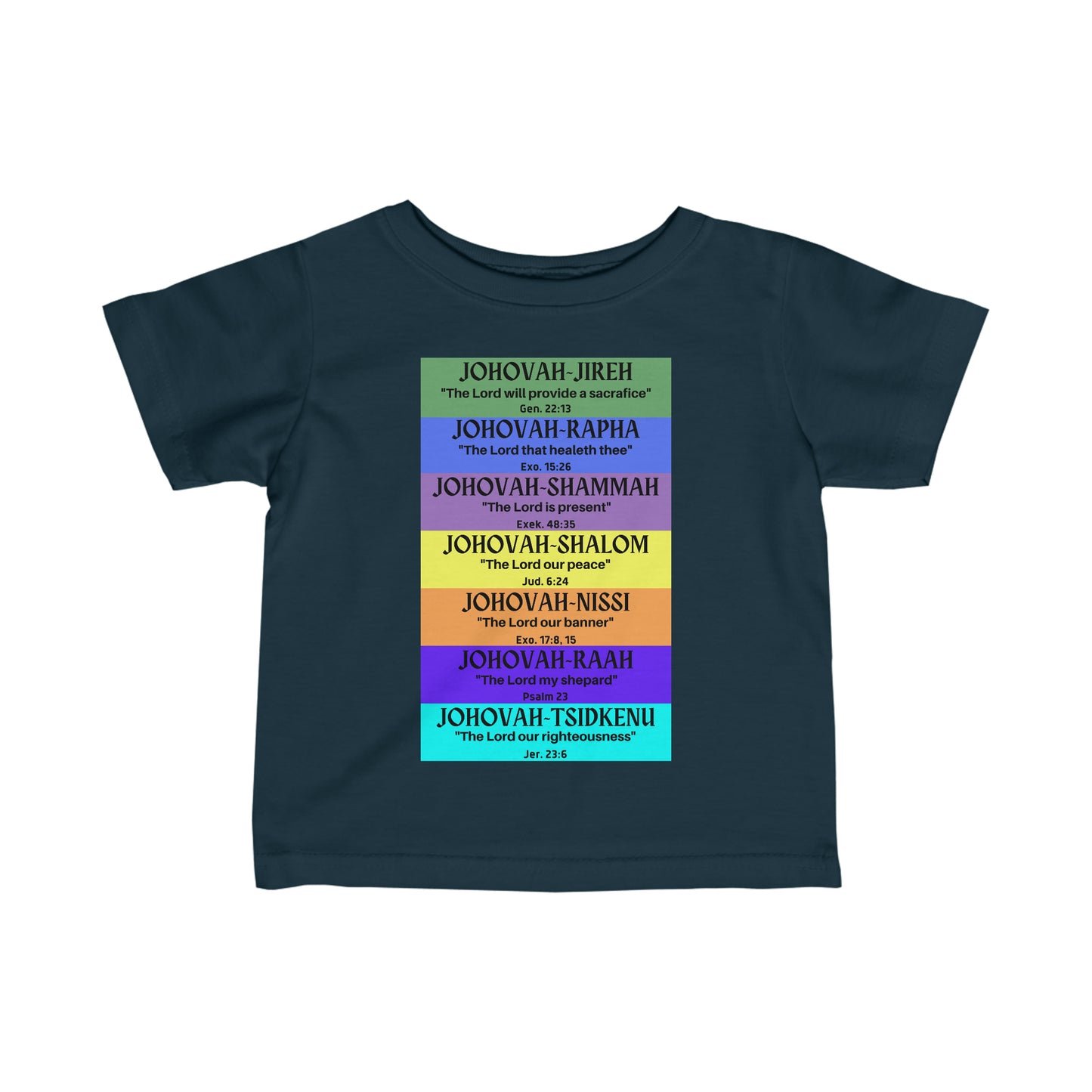 JEHOVAH's names - Infant Fine Jersey Tee