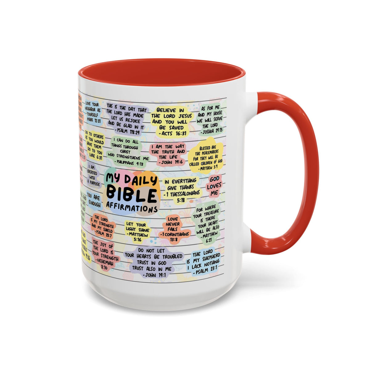 My Daily Bible Affirmations Coffee Mug 15oz/11oz