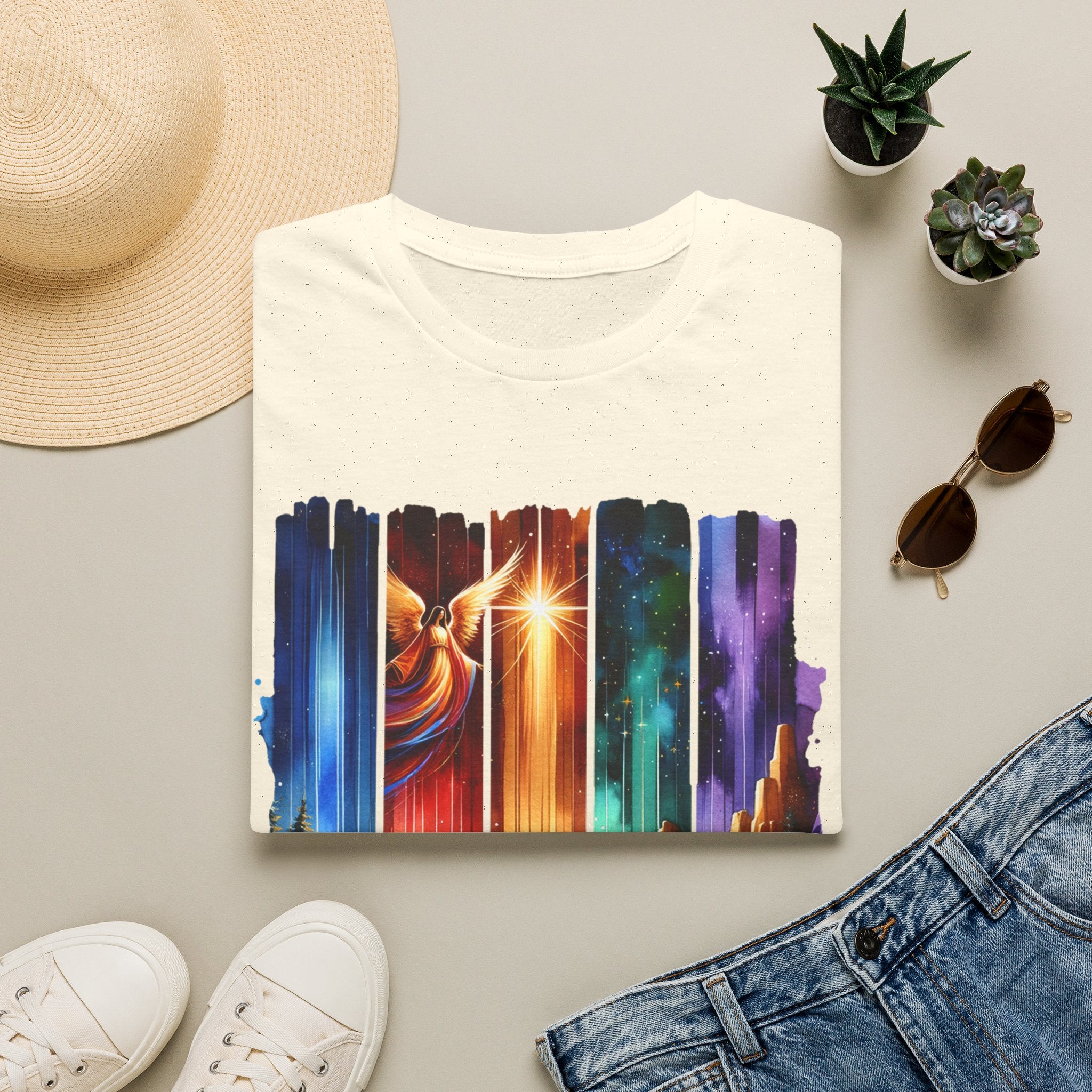 Vibrant Fantasy T-Shirt, Colorful Graphic Tee, Unisex Art Shirt, Great Gift for Fans, Unique Casual Wear, The King is Born Shirt