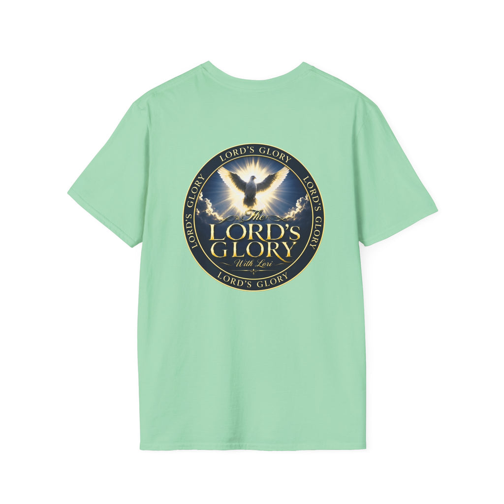 Lord's Glory with Lori Dove T‑Shirt — Christian Faith Logo Tee