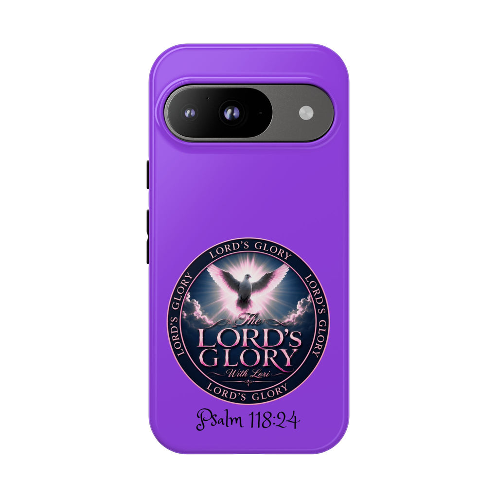 Christian Phone Case – "Lord's Glory with Lori" Dove Design Tough Case (Protective Phone Cover)