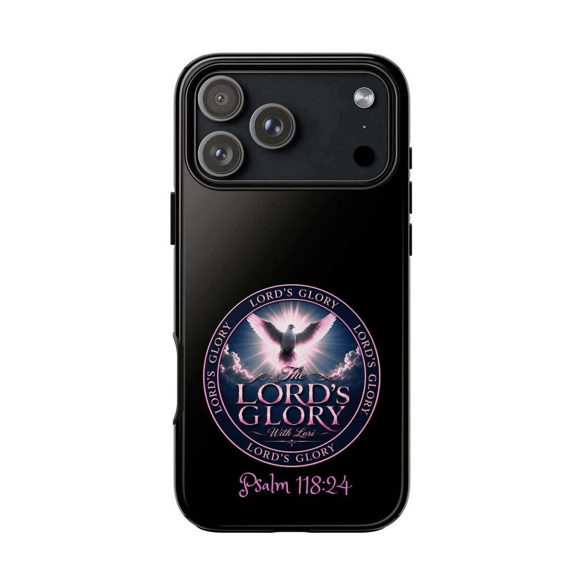 Christian Phone Case – "Lord's Glory with Lori" Dove Design Tough Case (Protective Phone Cover)