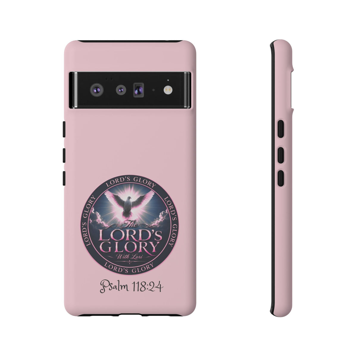 Christian Phone Case – "Lord's Glory with Lori" Dove Design Tough Case (Protective Phone Cover)