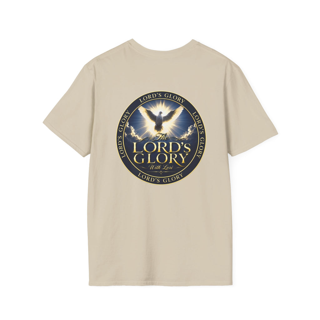 Lord's Glory with Lori Dove T‑Shirt — Christian Faith Logo Tee