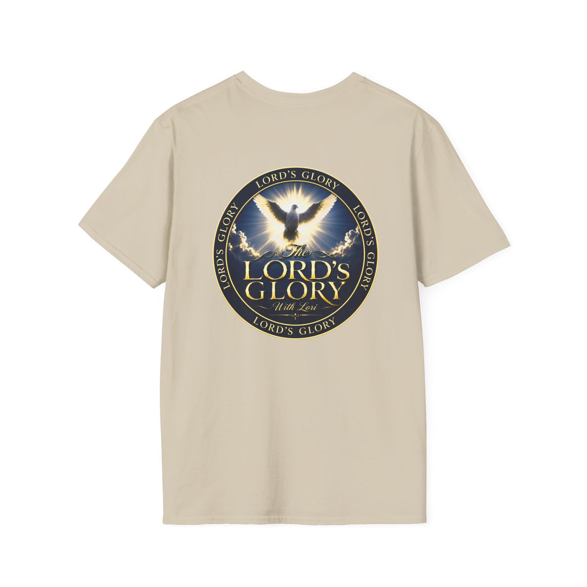 Lord's Glory with Lori Dove T‑Shirt — Christian Faith Logo Tee