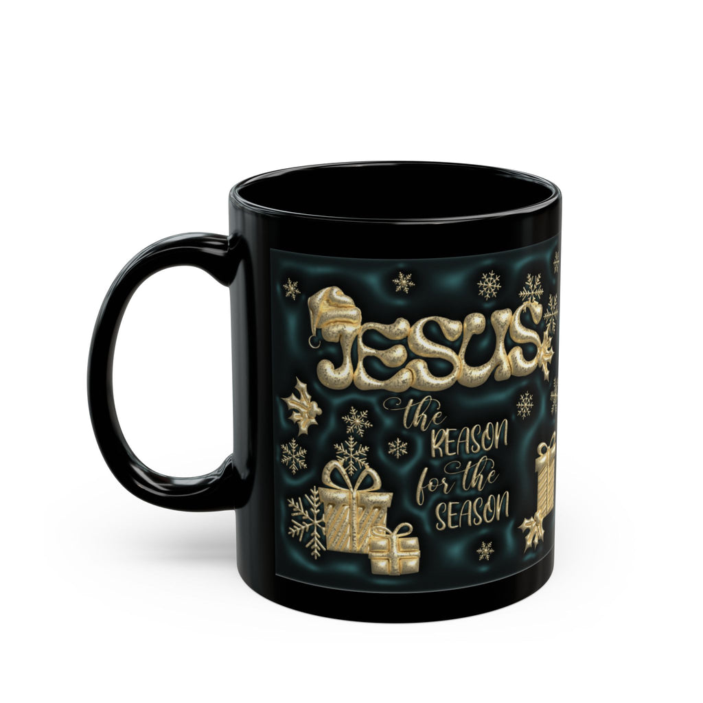 Jesus The Reason for the Season Mug, Christmas Coffee Cup, Holiday Gift, Religious Mug, Advent Celebration Drinkware